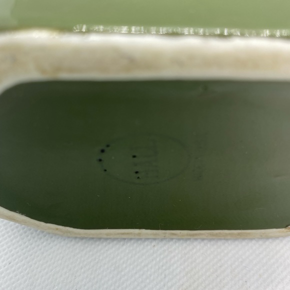 Hall USA Single Serving Teapot Olive Green MCM 1963 minimalistic aesthetic - Picture 6 of 6